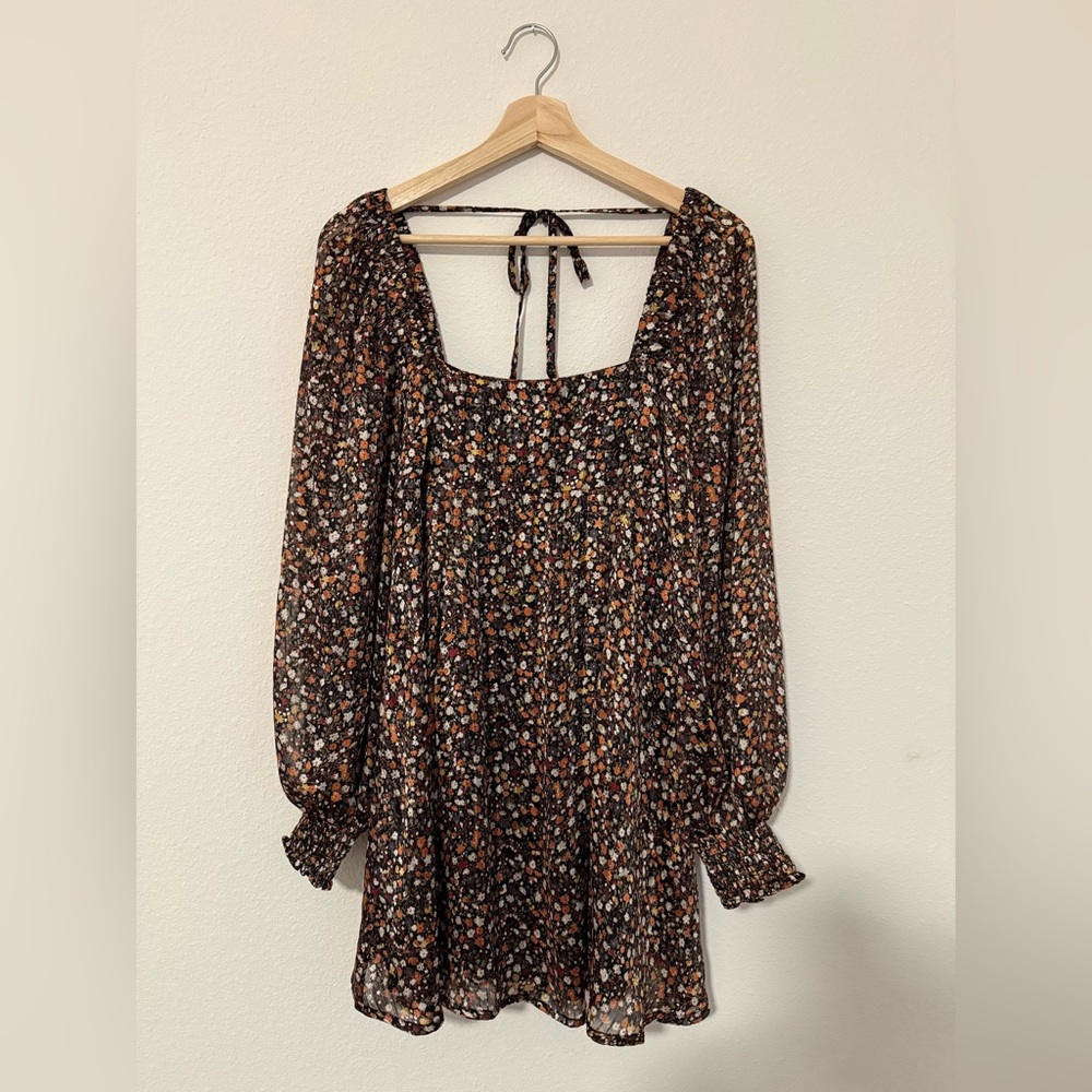 Floral Long Sleeve Dress